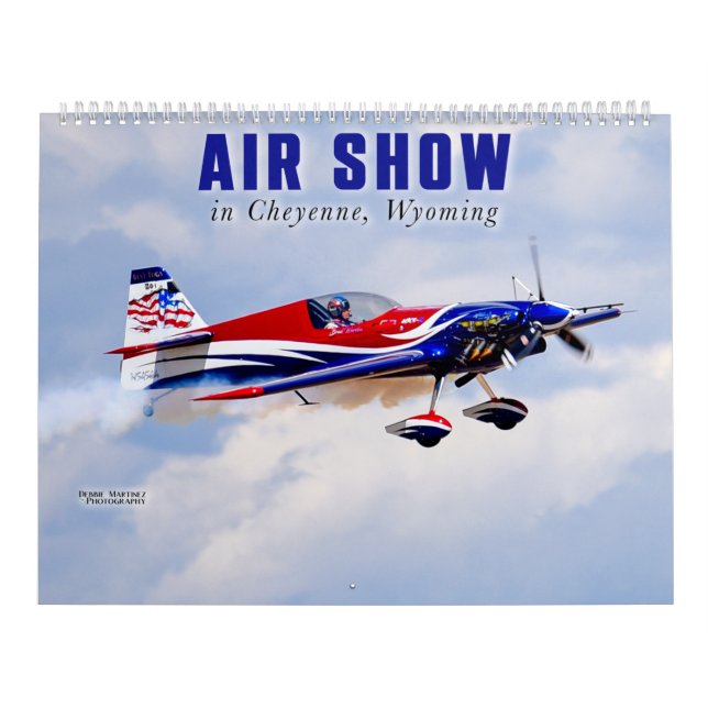 Luft Show in Cheyenne, Wyoming Vilda western Kalender (Omslag)