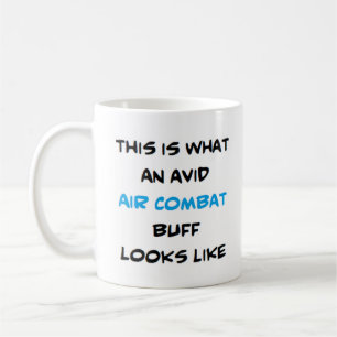 luft-stridsbuff, levande kaffemugg