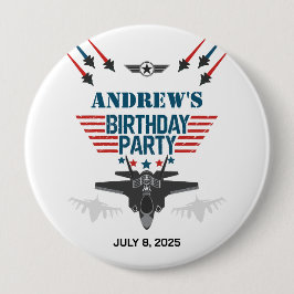 Luft-styrkans jet-stridspilot, födelsedag knapp