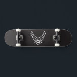 Luft-styrkans Logotyp i Förenade Stater - svart Mini Skateboard Bräda 18,5 Cm<br><div class="desc">Den här designen har logotypen officiell United Stater Luft Force som visas på en fetblå bakgrund. Det är en tidlös hyllning till den tjänst och hängivenhet som FN:s styrka i Luft i Stater har visat,  som representerar pride,  ära och tradition.</div>