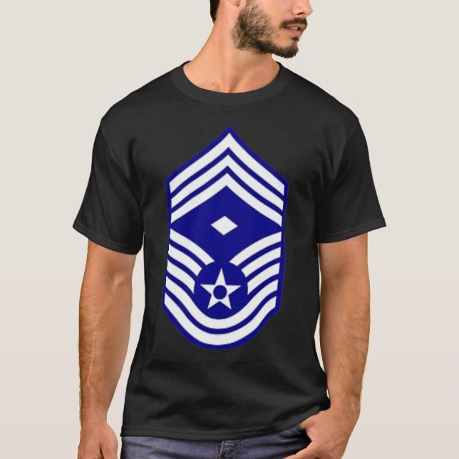 Luft-styrkans överbefälhavare militärveteran T Shirt (Framsida)