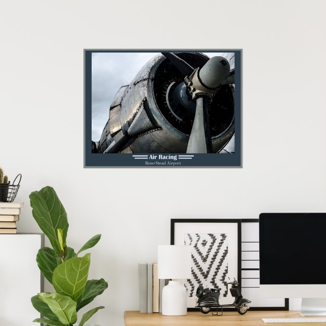 Luft Tävla vid Reno Stead flygplats Poster (Hemmakontoret)