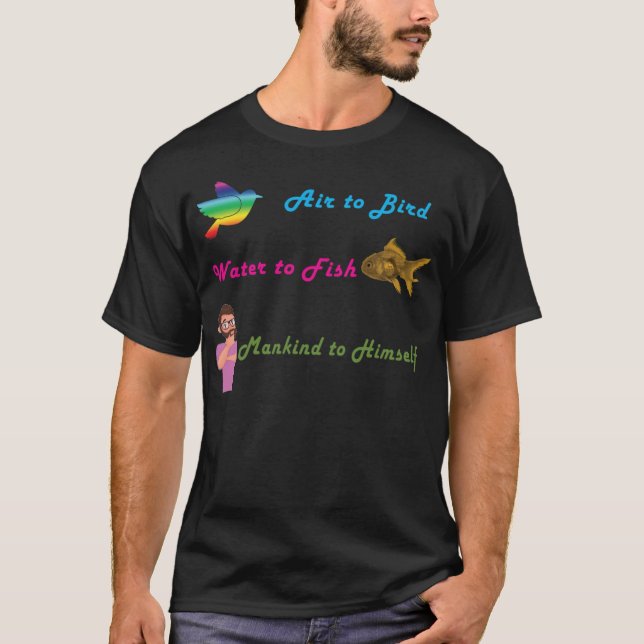 Luft till häst ord häst t shirt (Framsida)