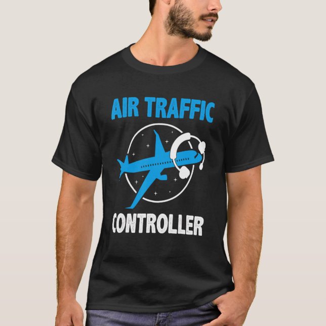 Luft trafikstyrningsexpert Luft M T Shirt (Framsida)