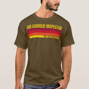 Luft transportinspektör t shirt