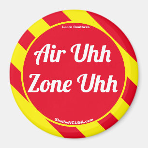 Luft Uhh Zon Uhh Red/Gult Magnet