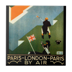 Luft Union ~ Paris-London-Paris av Luft Kakelplatta
