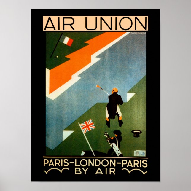 Luft Union ~ Paris-London-Paris av Luft Poster (Framsidan)