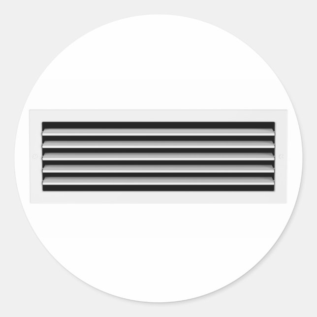 Luft vent runt klistermärke (Framsida)