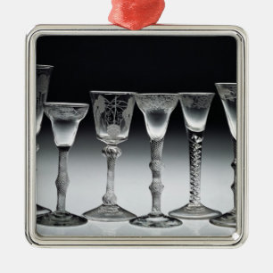 Luft-vridning exponeringsglas, 1750-60 julgransprydnad metall
