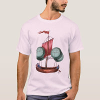 Luftballong Airship with Red Sail