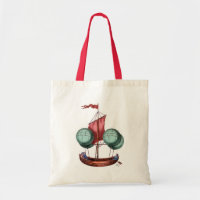 Luftballong Airship with Red Sail
