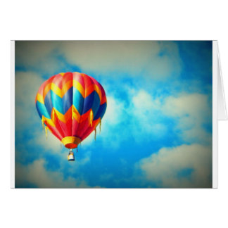 Luftballong Aloft i Blå himmel Hälsningskort