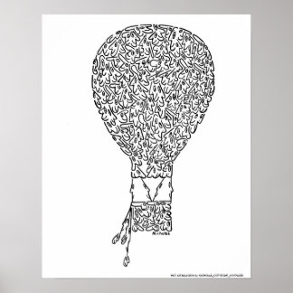 LUFTBALLONG av NICHOLAS_COPYRIGHT_M... Poster
