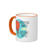 Luftballong Äventyr väntar men första kaffe