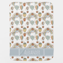 Luftballong Baby Blanket | Bear Baby Blanket Bebisfilt