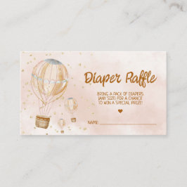 Luftballong Baby Shower Diaper Raffle Biljett Tilläggskort