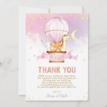 Luftballong Baby Shower Jungle Animals Girl