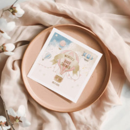Luftballong Baby Shower Pappersservett