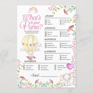 Luftballong Baby vad är i ditt köpspel Inbjudningar