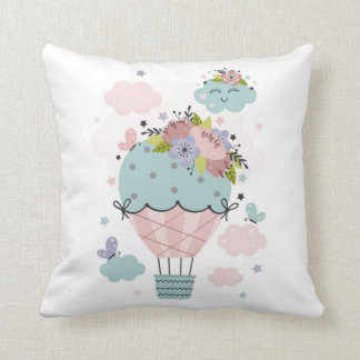 Luftballong Barn Dekor Cushion Kudde