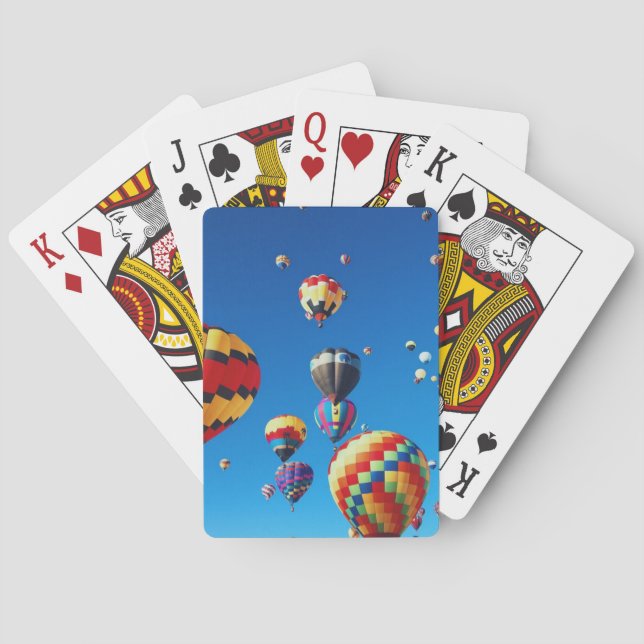 Luftballong Blå himmel Casinokort (Baksidan)