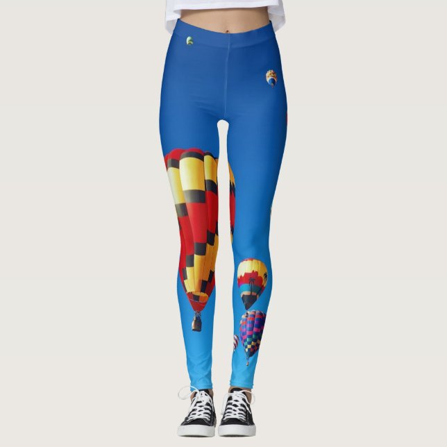 luftballong Blå himmel Leggings (Framsida)