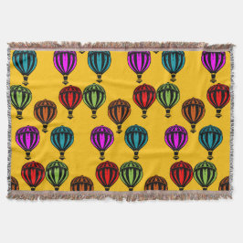 Luftballong Bubblering mönstrad Filt