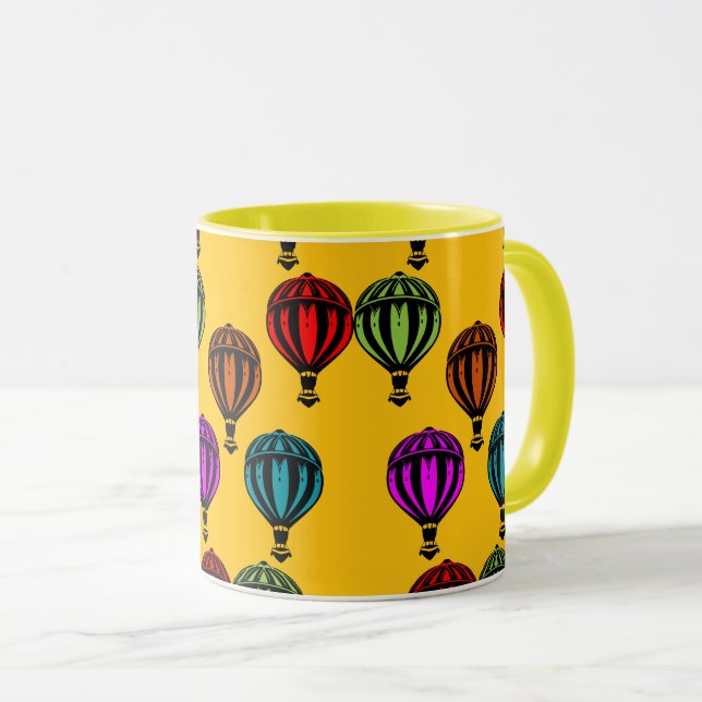 Luftballong Bubblering mönstrad Mugg (Framsida höger)