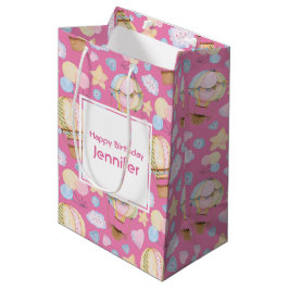 Luftballong Cute Watercolor Mönster Birthday
