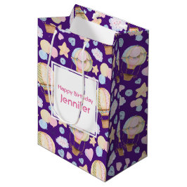 Luftballong Cute Watercolor Mönster Birthday