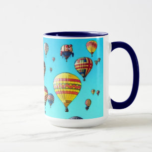 Luftballong Fiesta Digital Art Design Mugg