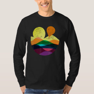 Luftballong Flight Abstrakt Färgbeläggning flygand T Shirt