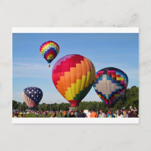 luftballong Flight Festival Decatur Alabama Vykort