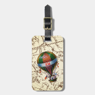 Luftballong Flyter på Zodiac Himlar personalize Bagagebricka