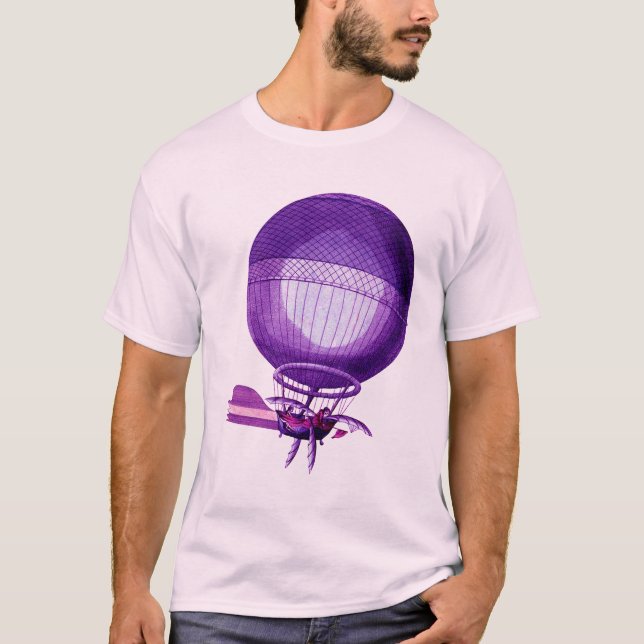 Luftballong för bladväte (Lila) T-shirt (Framsida)