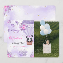 Luftballong Fotoinbjudningar