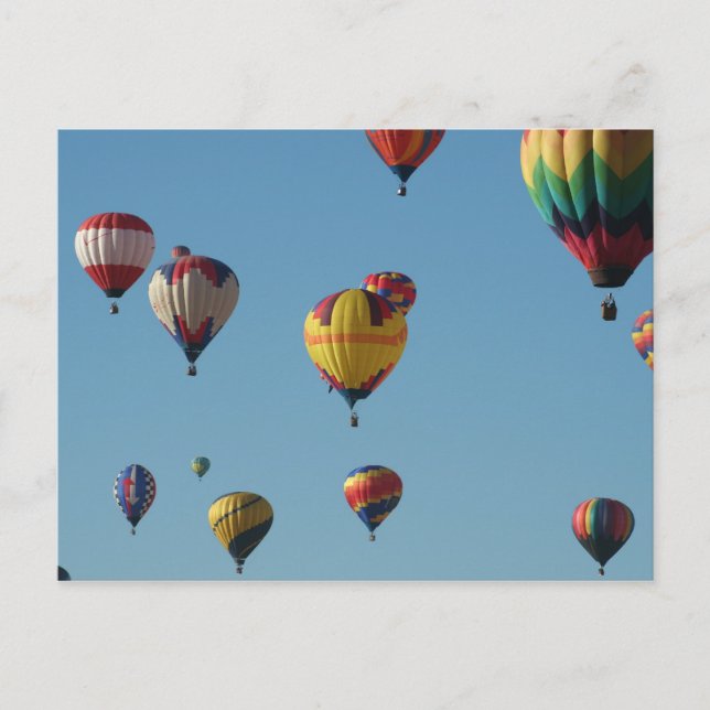 Luftballong fyllt vykort för Himmel (Framsida)