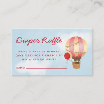 Luftballong Girl Baby Shower Raffle