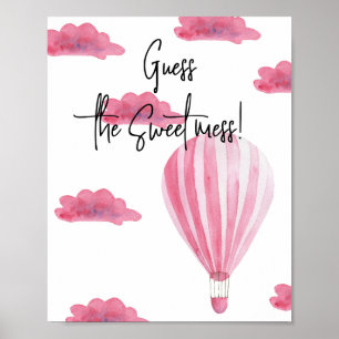 Luftballong - Gissa den söta Poster