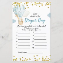 Luftballong Gissa vad som finns i papperskorgen