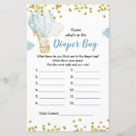 Luftballong Gissa vad som finns i papperskorgen