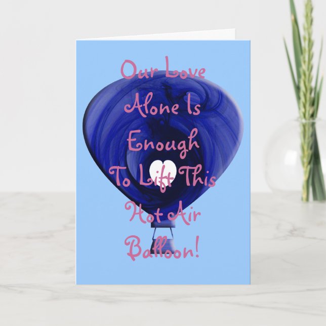 Luftballong Helgkort (Framsida)