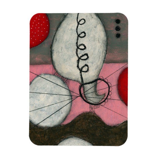 Luftballong Kylskåp Magnet (Vertikal)
