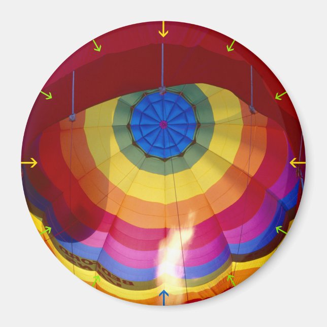 Luftballong Magnet (Framsidan)