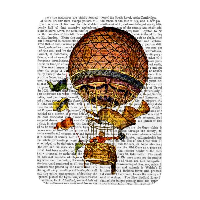 Luftballong med Flaggor Magnet (Vertikal)