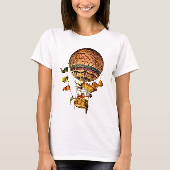 Luftballong med Flaggor Tee (Framsida)
