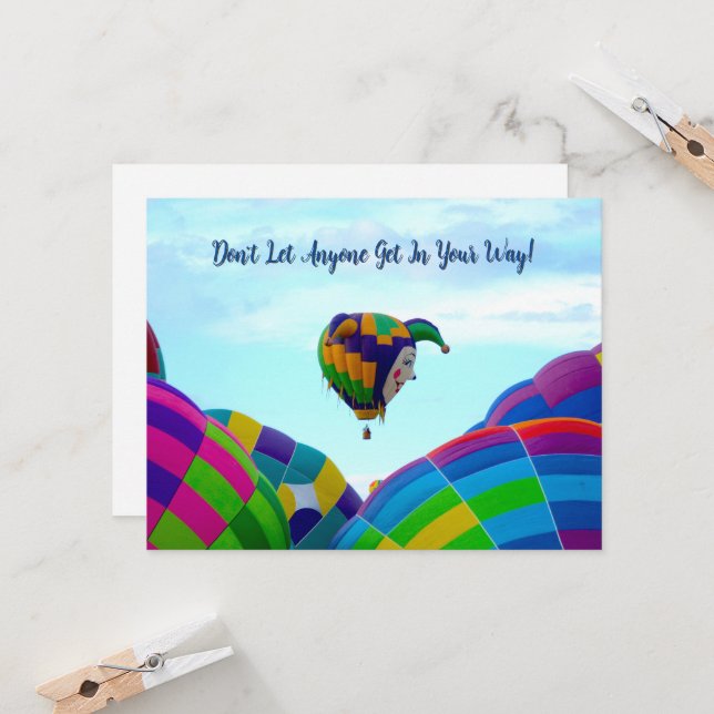 Luftballong mellan gapet (Fram/Back In Situ)