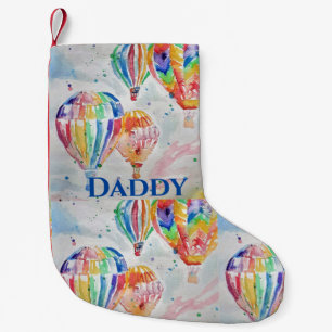 Luftballong Pappa färglös vattenfärg Mugg Liten Julstrumpa