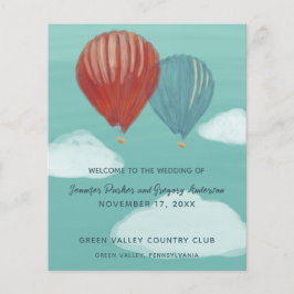 Luftballong Personligt bröllp-programmet